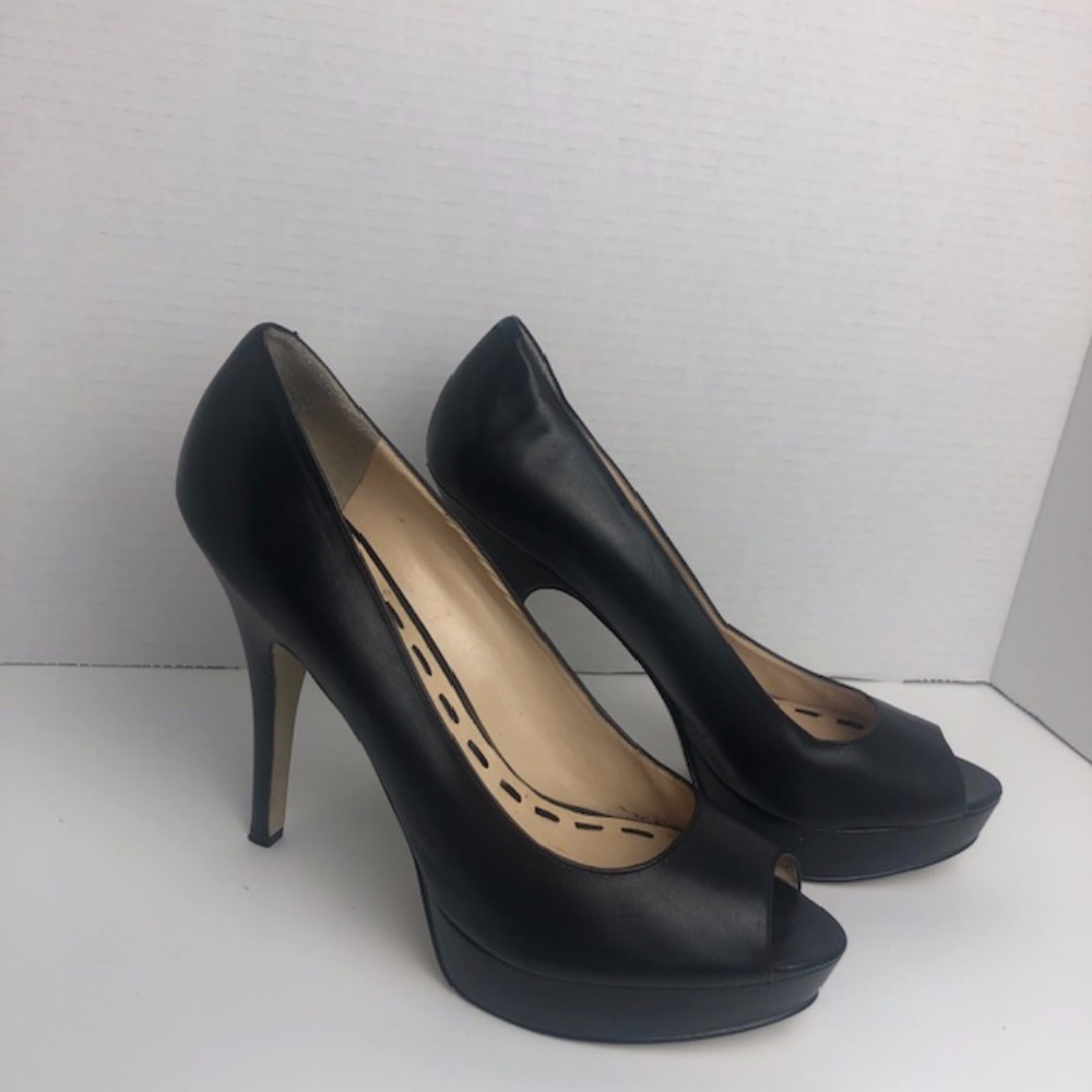 Enzo Angiolini Peep-Toe Heels | Size 9.5